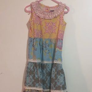 NEW!-Mustard Pie girls long sleeveless dress SZ 4T